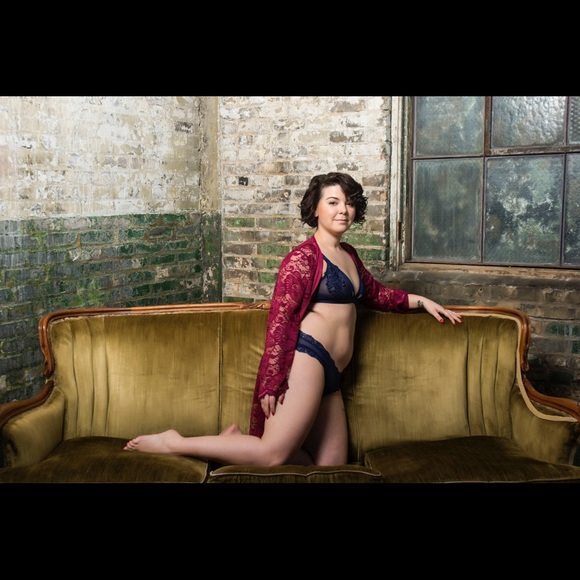 Fuchsia two piece robe set - Picture 12 of 12